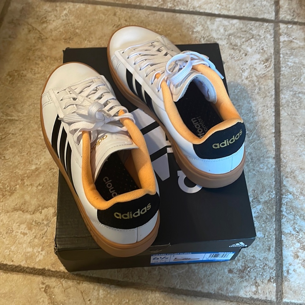 Adidas, women size 6.5, grand court alpha sneaker